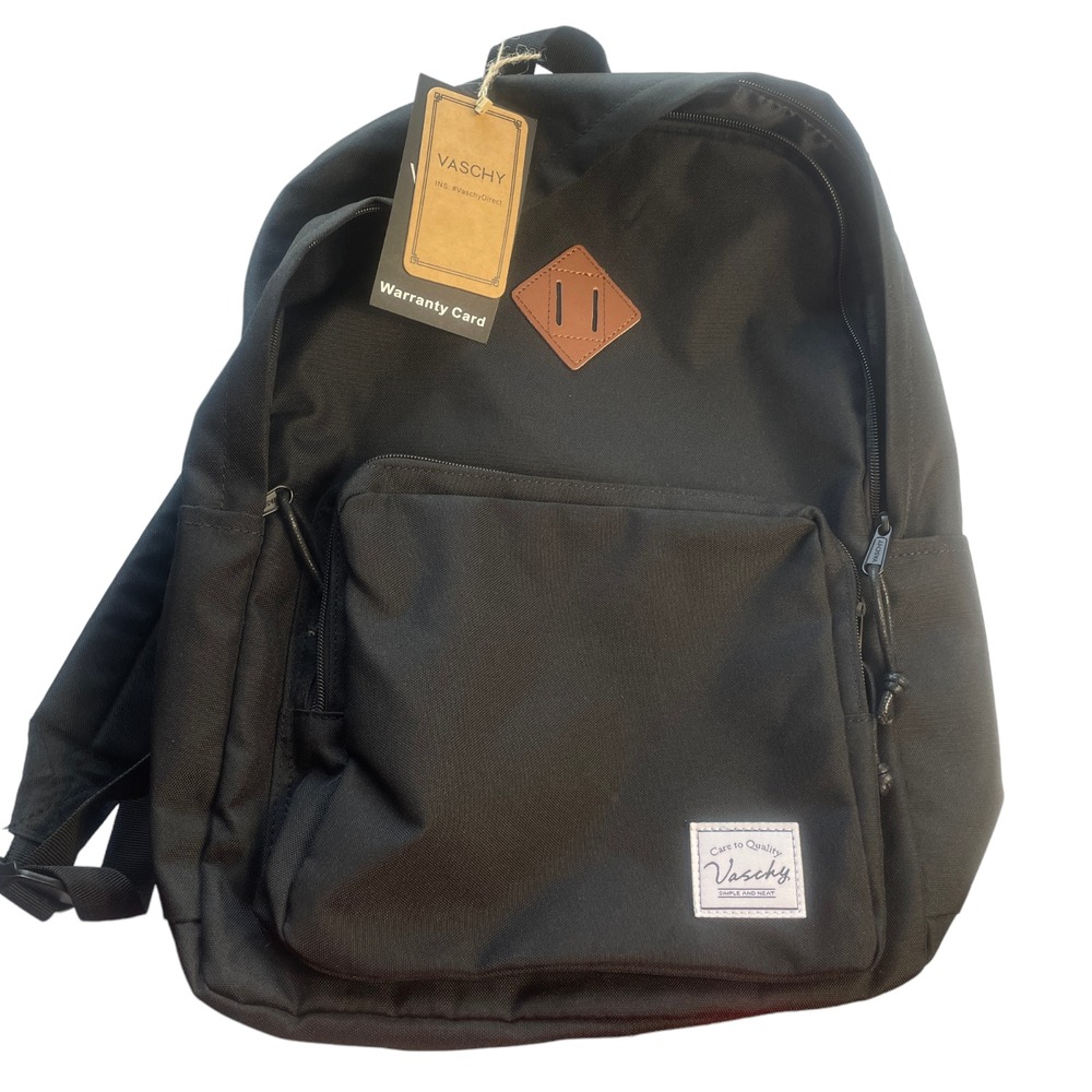 Vaschy Black Book Bag